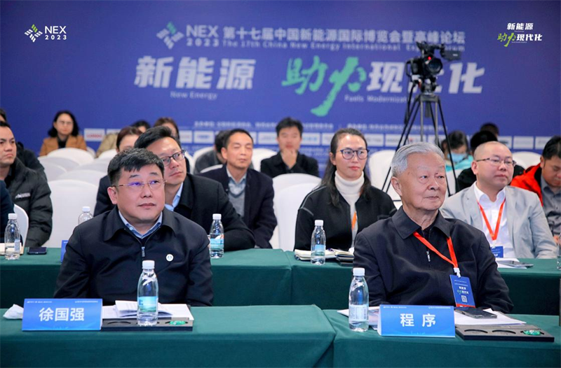 徐國強應(yīng)邀參加第十七屆中國新能源國際博覽會暨高峰論壇并作主題演講